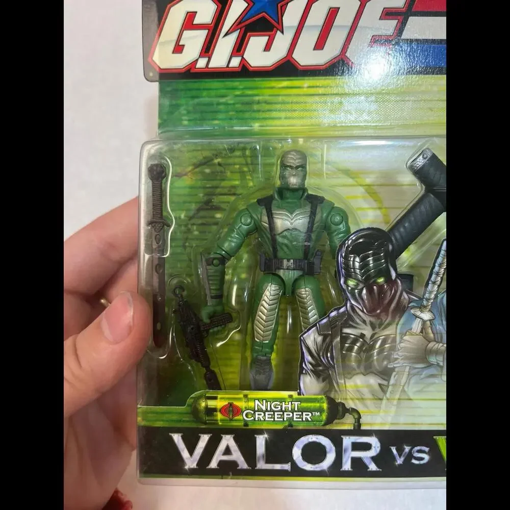 Gi Joe Valor Vs Venom Night Creeper‎ & Cobra Ninja Trooper Action Figure 2-Pack